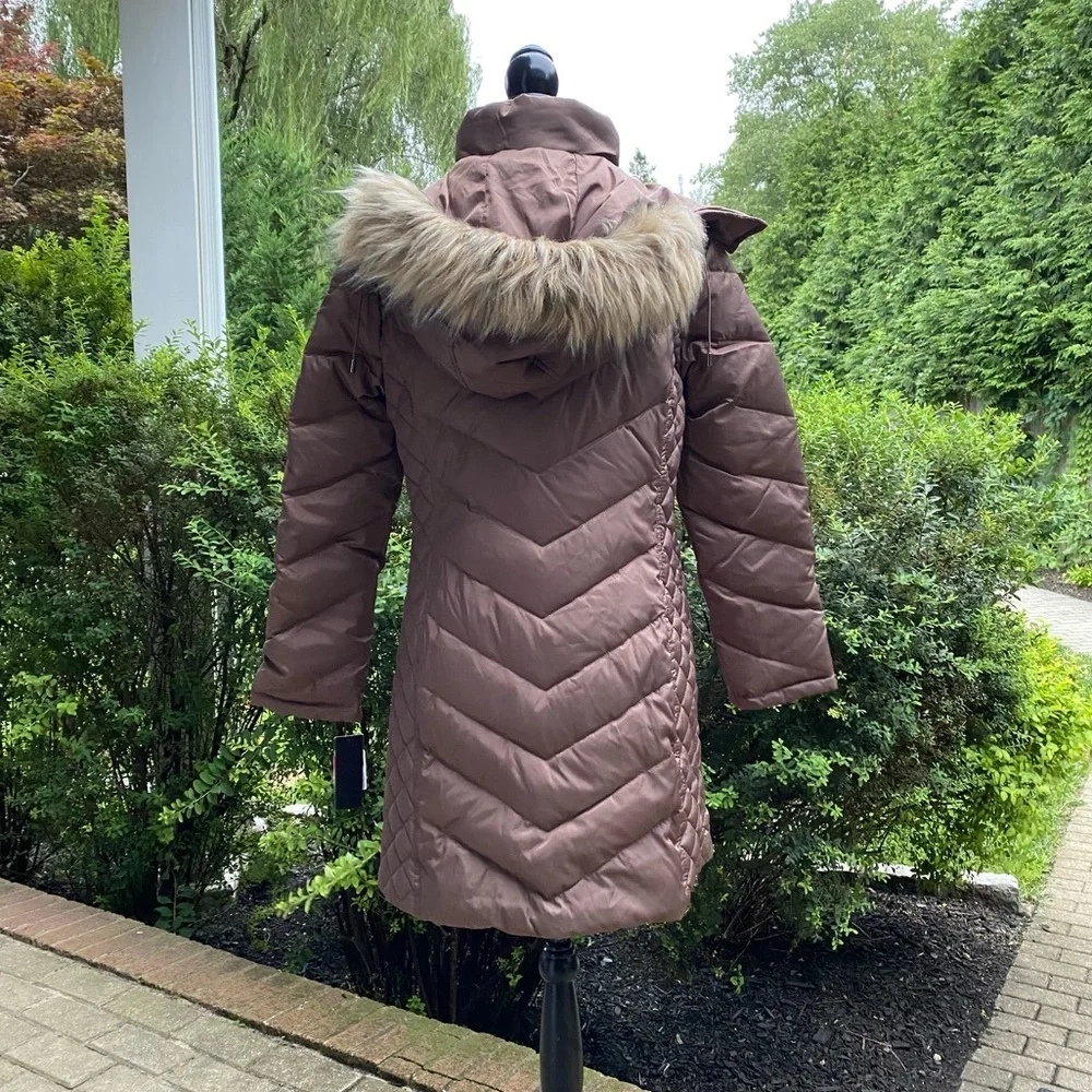 Kenneth Cole NY Faux Fur Trimmed Hood Puffer Coat - Picture 7 of 12